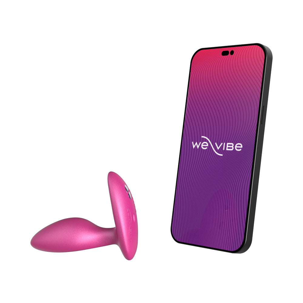 We-Vibe Ditto+ Rechargeable Remote-Controlled Silicone Vibrating Anal Plug Cosmic Pink - Fantasies Boutique