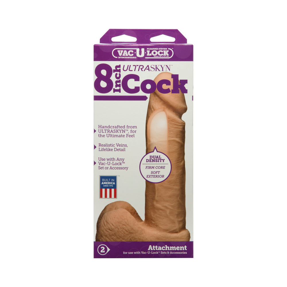 Vac-U-Lock - 8-Inch ULTRASKYN Cock White - Fantasies Boutique