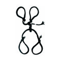 Fetish Fantasy Series Silk Rope Hogtie Black - Fantasies Boutique