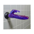 Waterproof Wall Bangers Deluxe Bunny Realistic Rabbit Vibrator With Suction Cup Purple - Fantasies Boutique