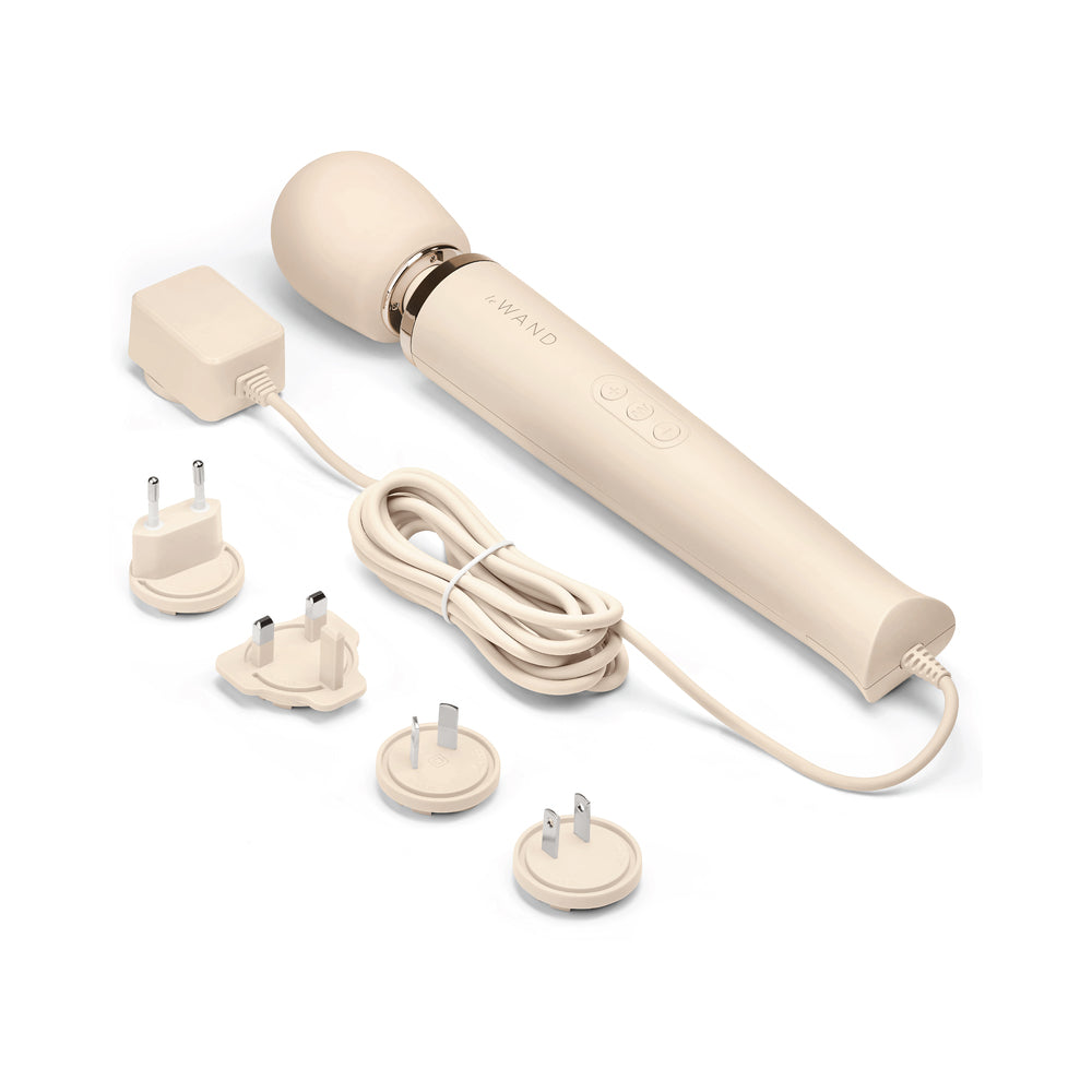 Le Wand Plug-In Vibrating Massager Cream - Fantasies Boutique
