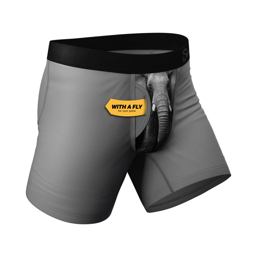 Shinesty The Junk In The Trunk Elephant Ball Hammock Pouch Underwear with Fly M