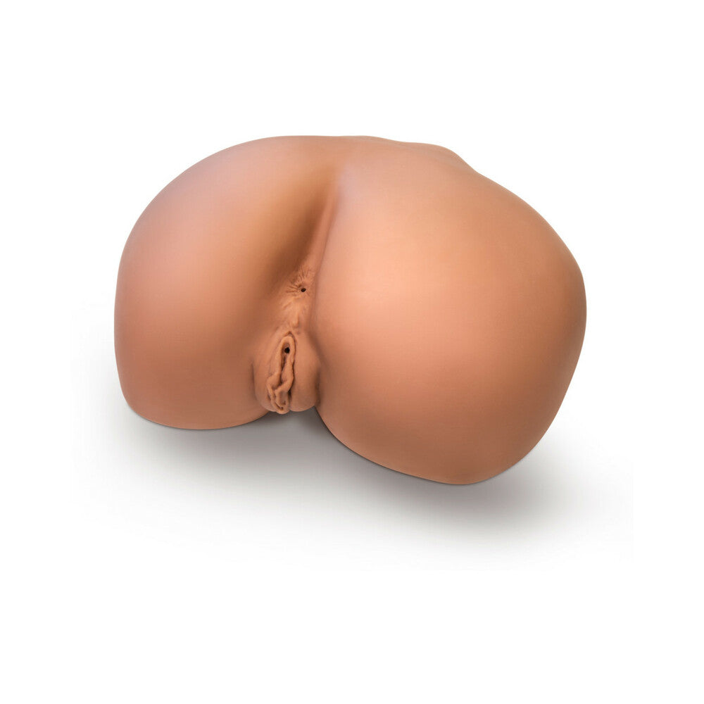 X5 Men Rita Dual Entry Masturbator with Remote-Controlled Bullet Vibrator Tan - Fantasies Boutique