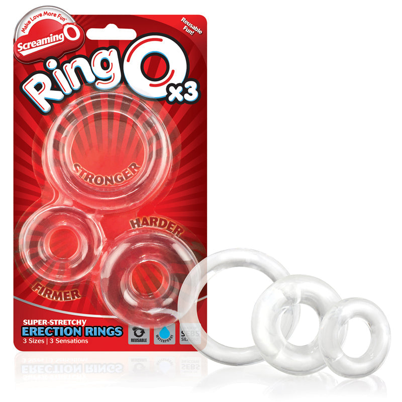 Screaming O RingO x3 Clear - Fantasies Boutique