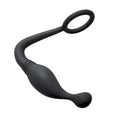 Nasstoys Butts Up P-Spot Pleasure Silicone Cock Ring & Anal Plug Black - Fantasies Boutique