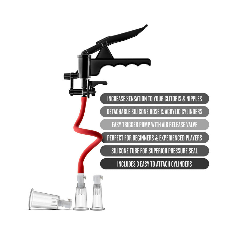 Blush Temptasia Clitoris and Nipple Pleasure and Enhancement Pump System - Fantasies Boutique