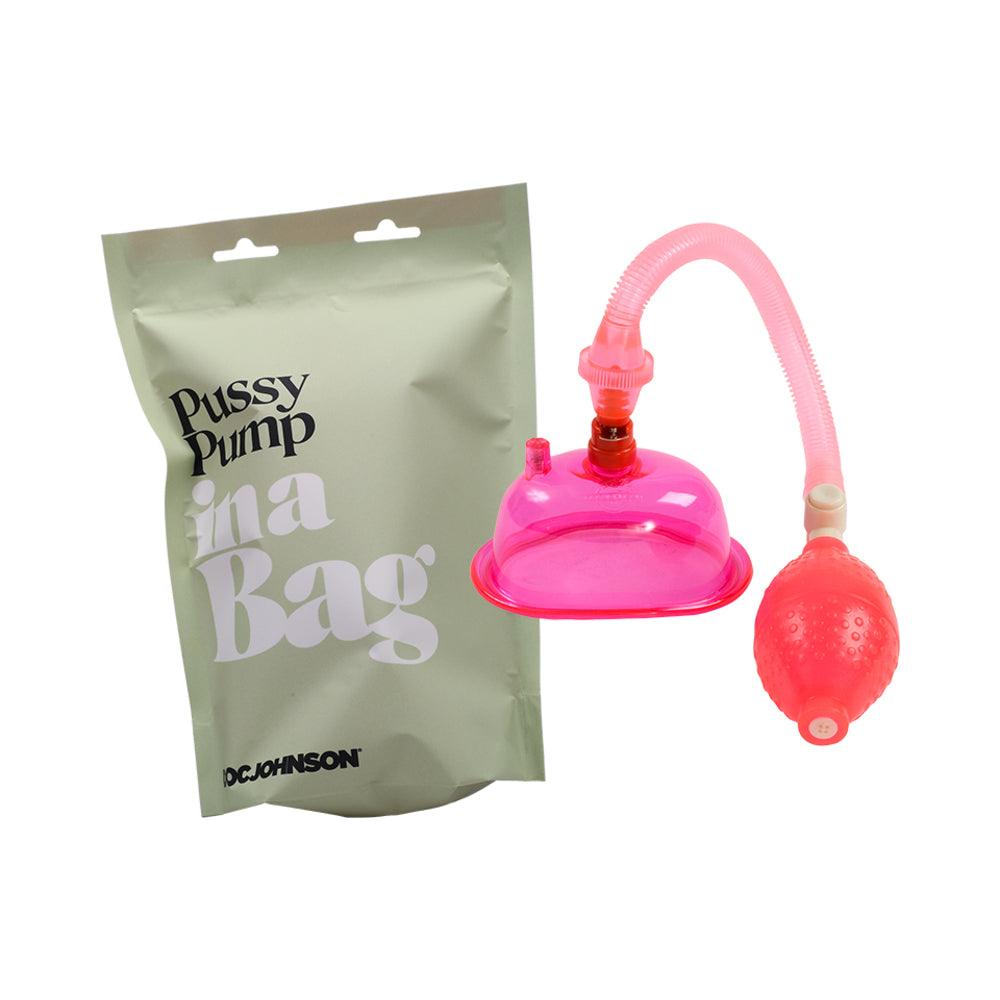 Doc Johnson Pussy Pump In A Bag Pink - Fantasies Boutique