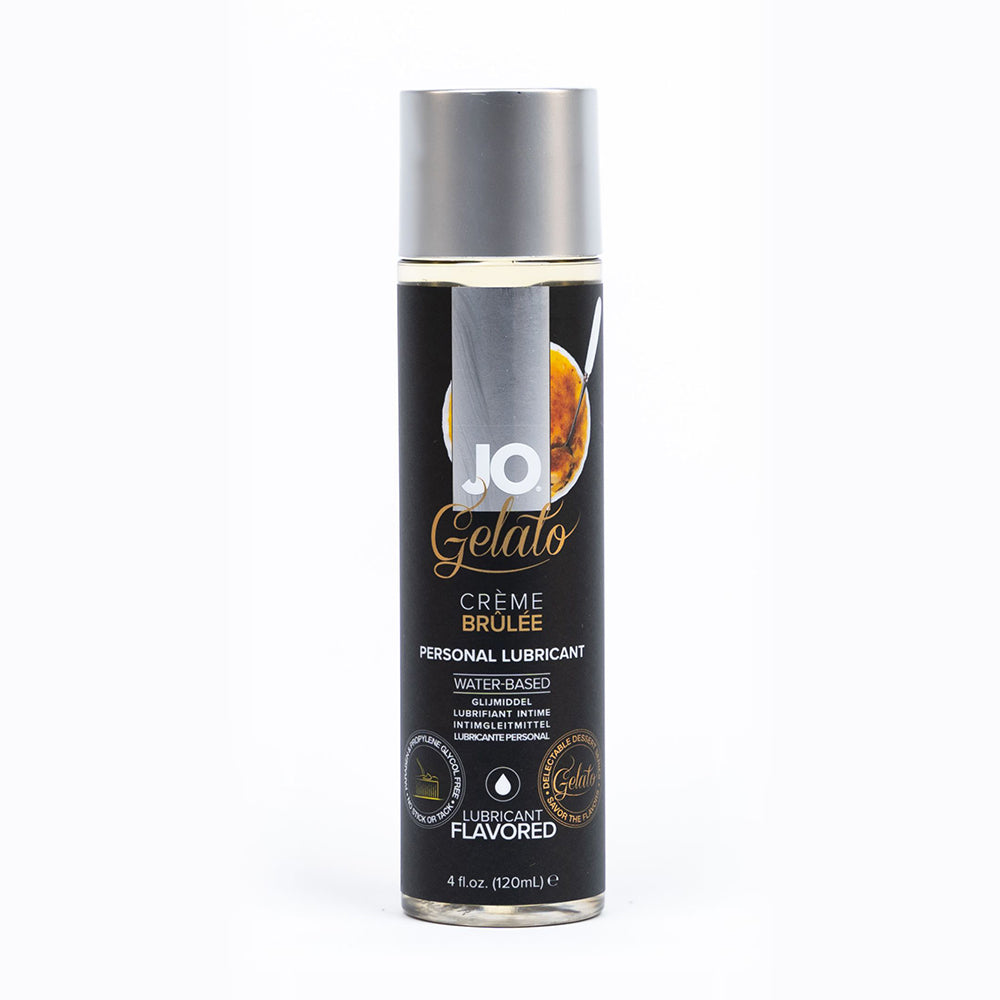 JO Gelato Creme Brulee Flavored Water-Based Lubricant 4 oz. - Fantasies Boutique