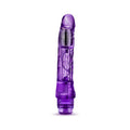 Naturally Yours Mambo Vibe Realistic 9 in. Vibrating Dildo Purple - Fantasies Boutique