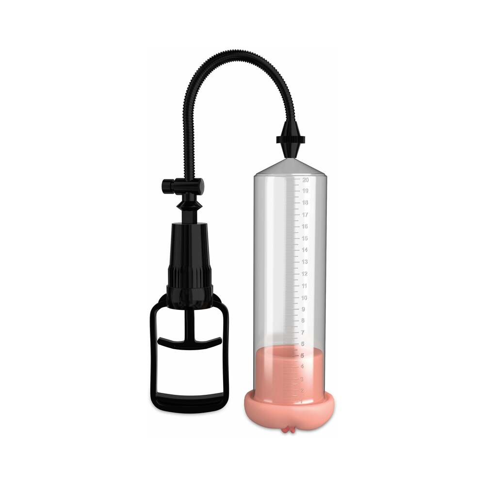 Pump Worx Fanta Flesh Pussy Pump Beige/Clear - Fantasies Boutique