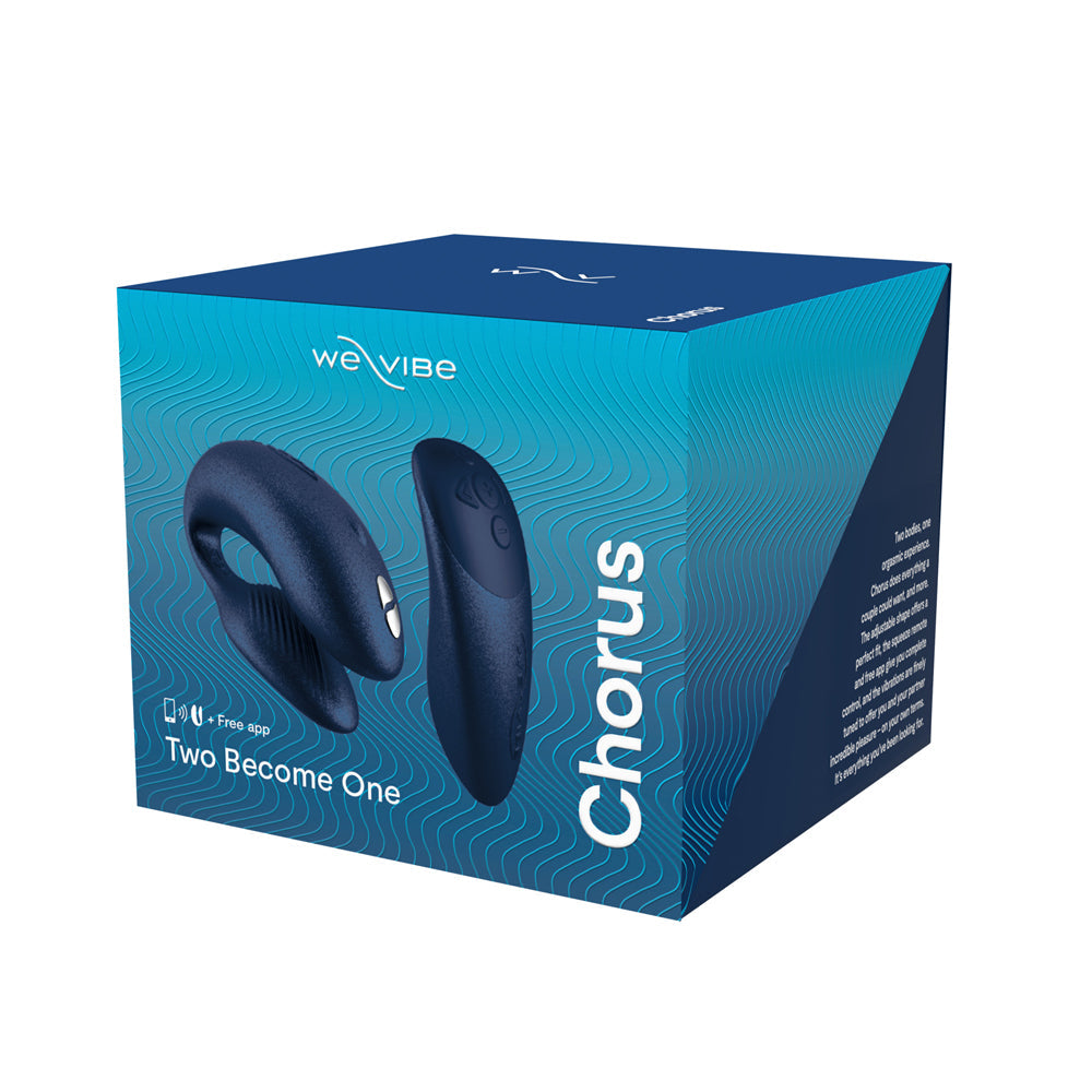 We-Vibe Chorus Rechargeable Remote-Controlled Silicone Couples Vibrator Cosmic Blue - Fantasies Boutique