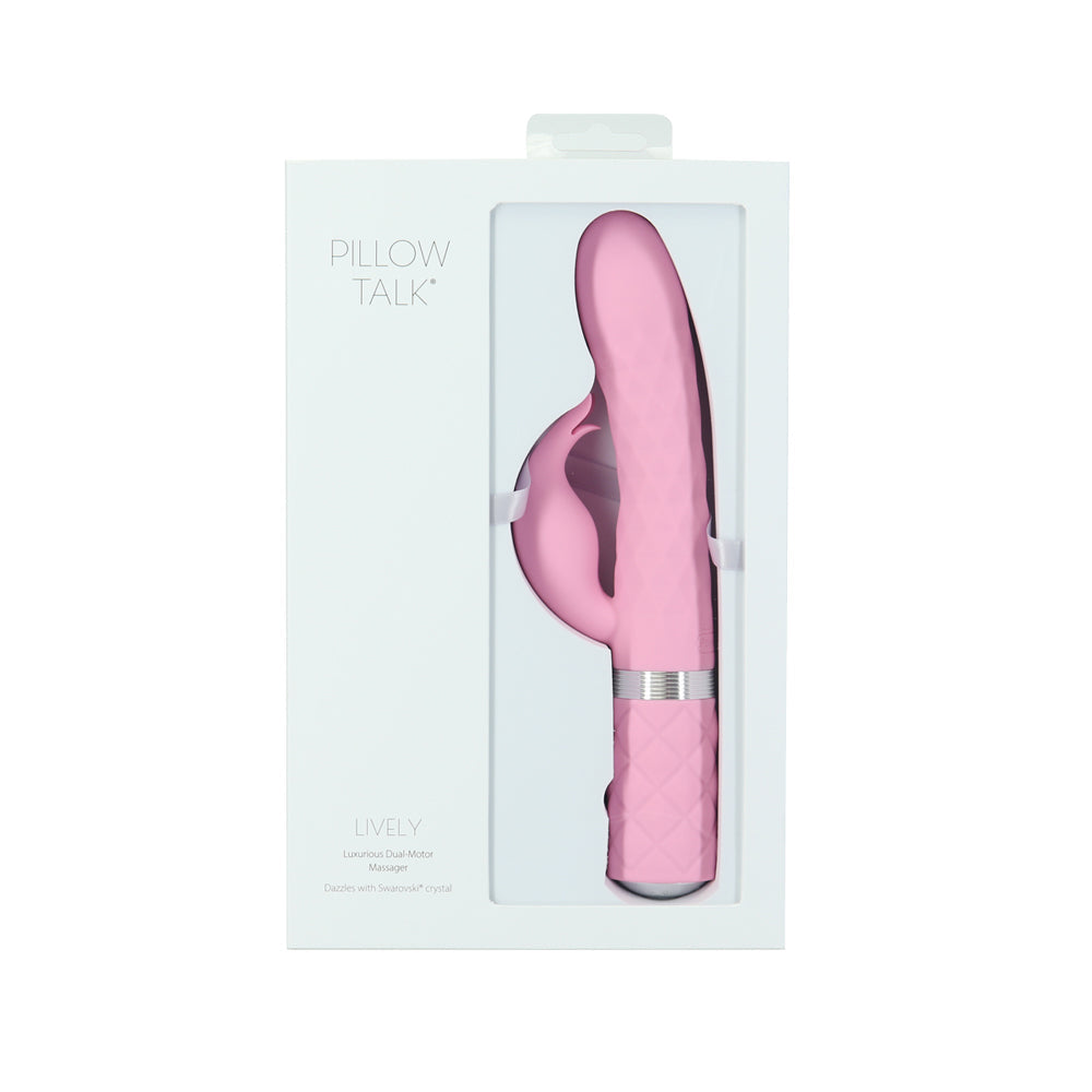 Pillow Talk Lively Dual Stimulator Pink - Fantasies Boutique