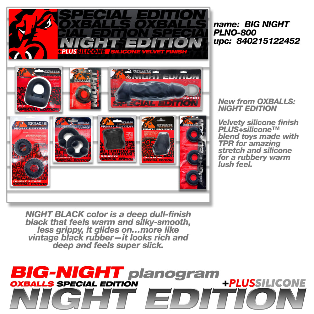 OxBalls Big-Night Planogram Night Editio - Fantasies Boutique