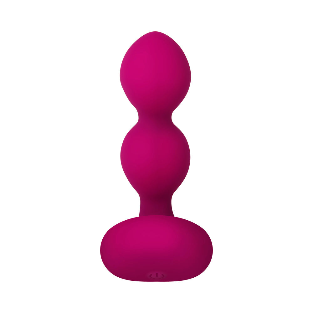 Zero Tolerance Bubble Butt Inflatable Vibrating Beaded Anal Plug Pink - Fantasies Boutique
