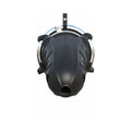 Fantasy C-Ringz Hardcore Silicone Cock Blocker Locking Chastity Cage Black - Fantasies Boutique