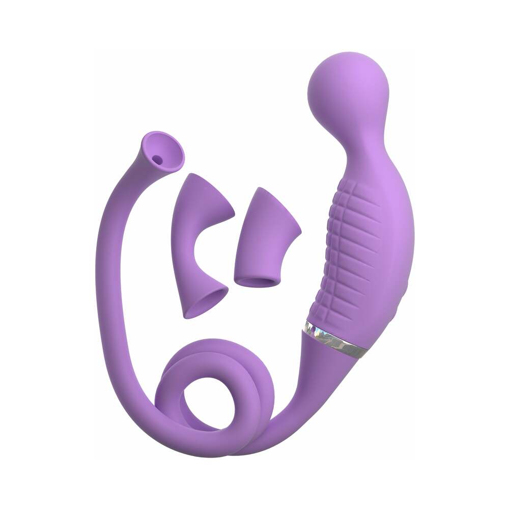 Fantasy For Her Ultimate Climax-Her Dual Stimulator Purple - Fantasies Boutique