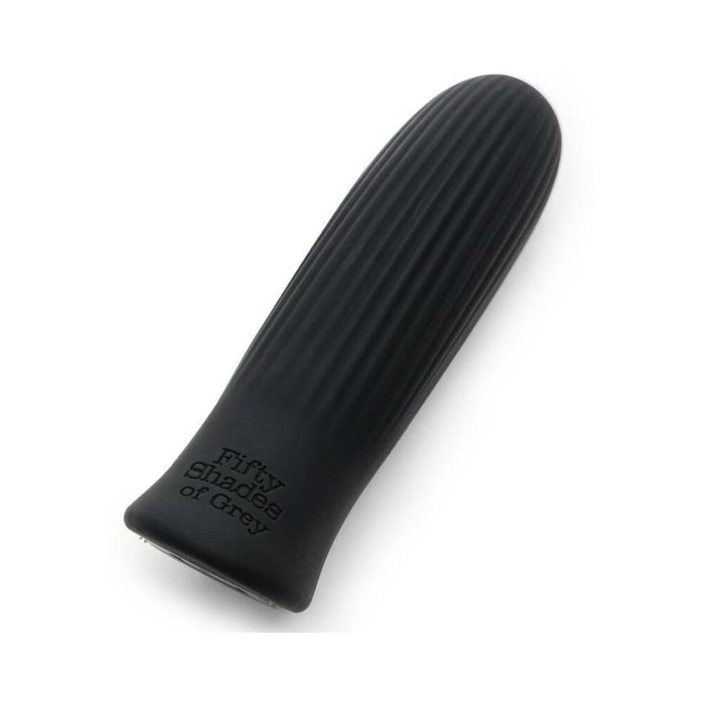 Fifty Shades of Grey Sensation Rechargeable Silicone Bullet Vibrator Black - Fantasies Boutique