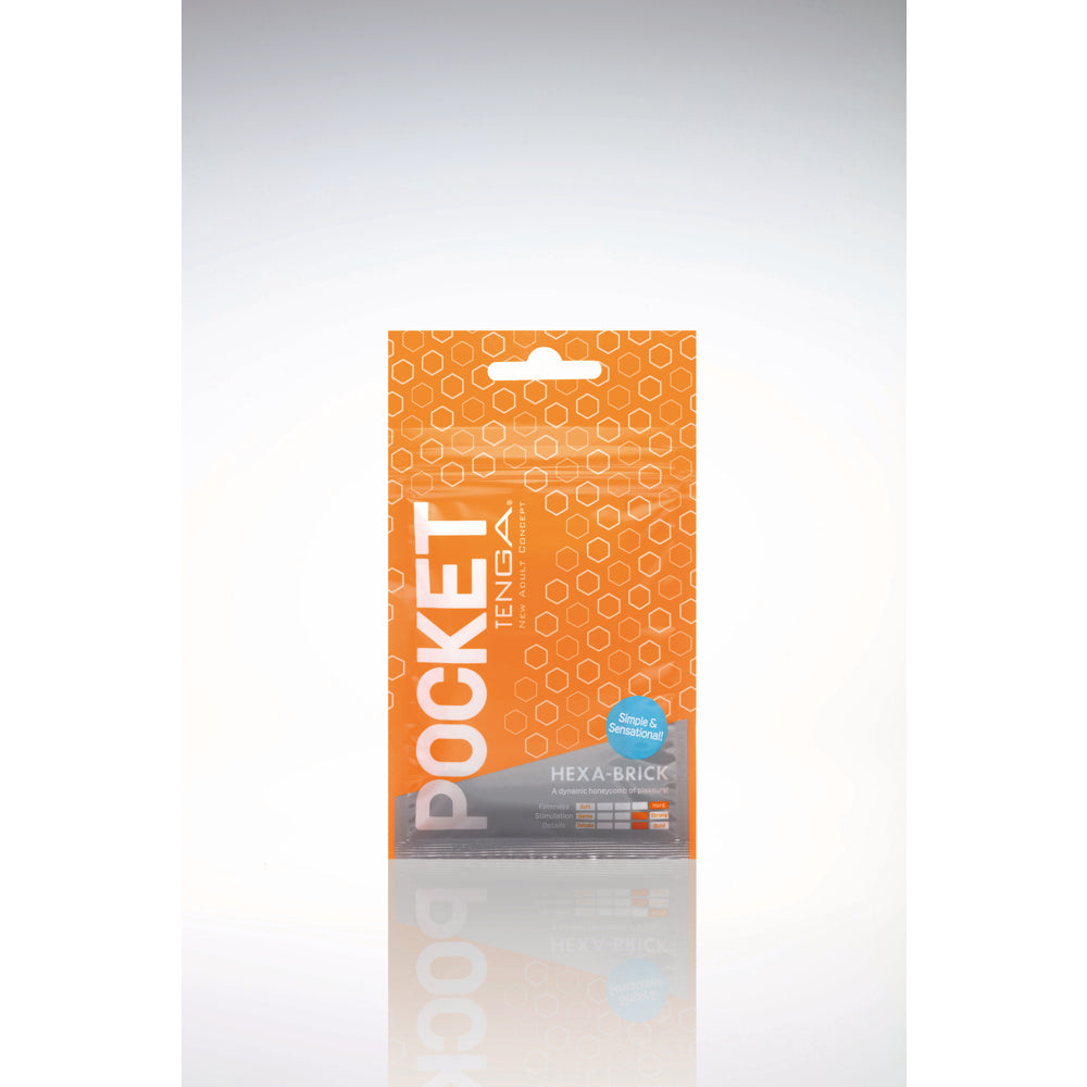 Tenga Pocket Masturbator Sleeve Hexa Brick - Fantasies Boutique