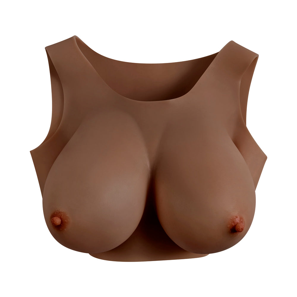 Gender X Undergarments Plate E-Cup Silicone Dark - Fantasies Boutique