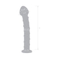 Glas 7.5 in. Blue Spiral Glass Dildo - Fantasies Boutique