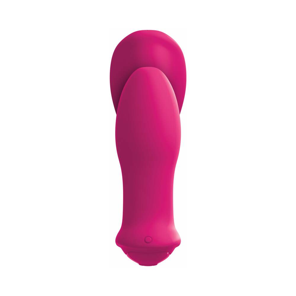 3Some Double Ecstasy Dual Stimulation Silicone Vibrator Red - Fantasies Boutique