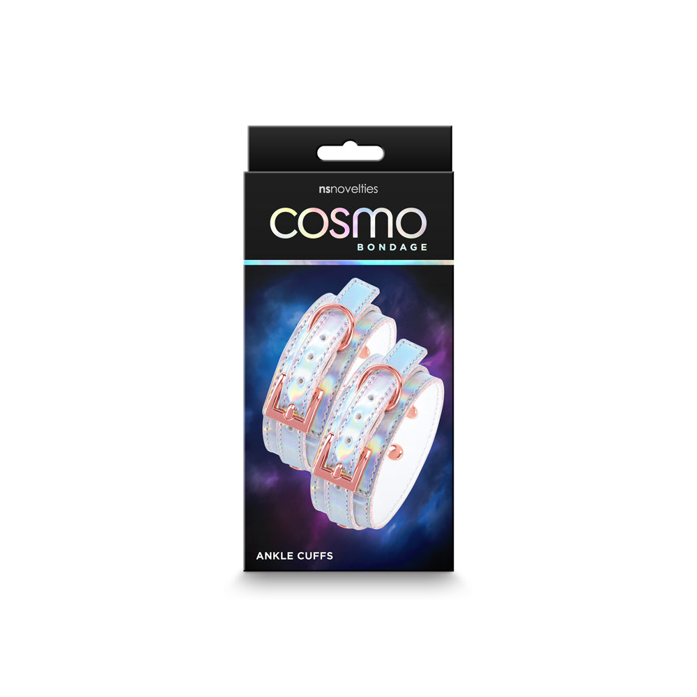 Cosmo Bondage Ankle Cuffs Rainbow - Fantasies Boutique