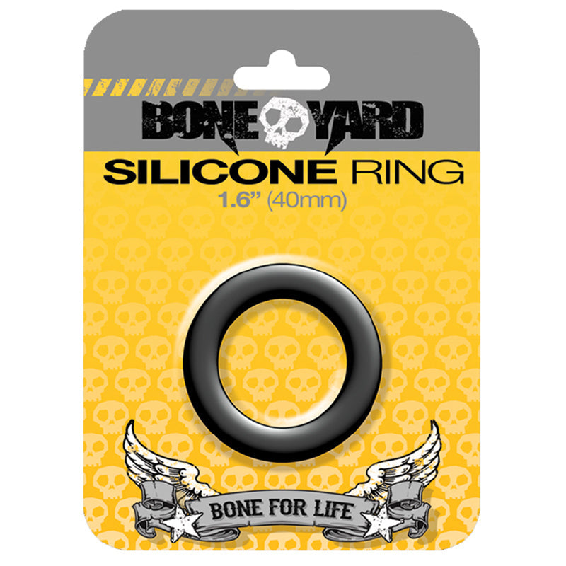 Boneyard Silicone Ring 40mm Black - Fantasies Boutique