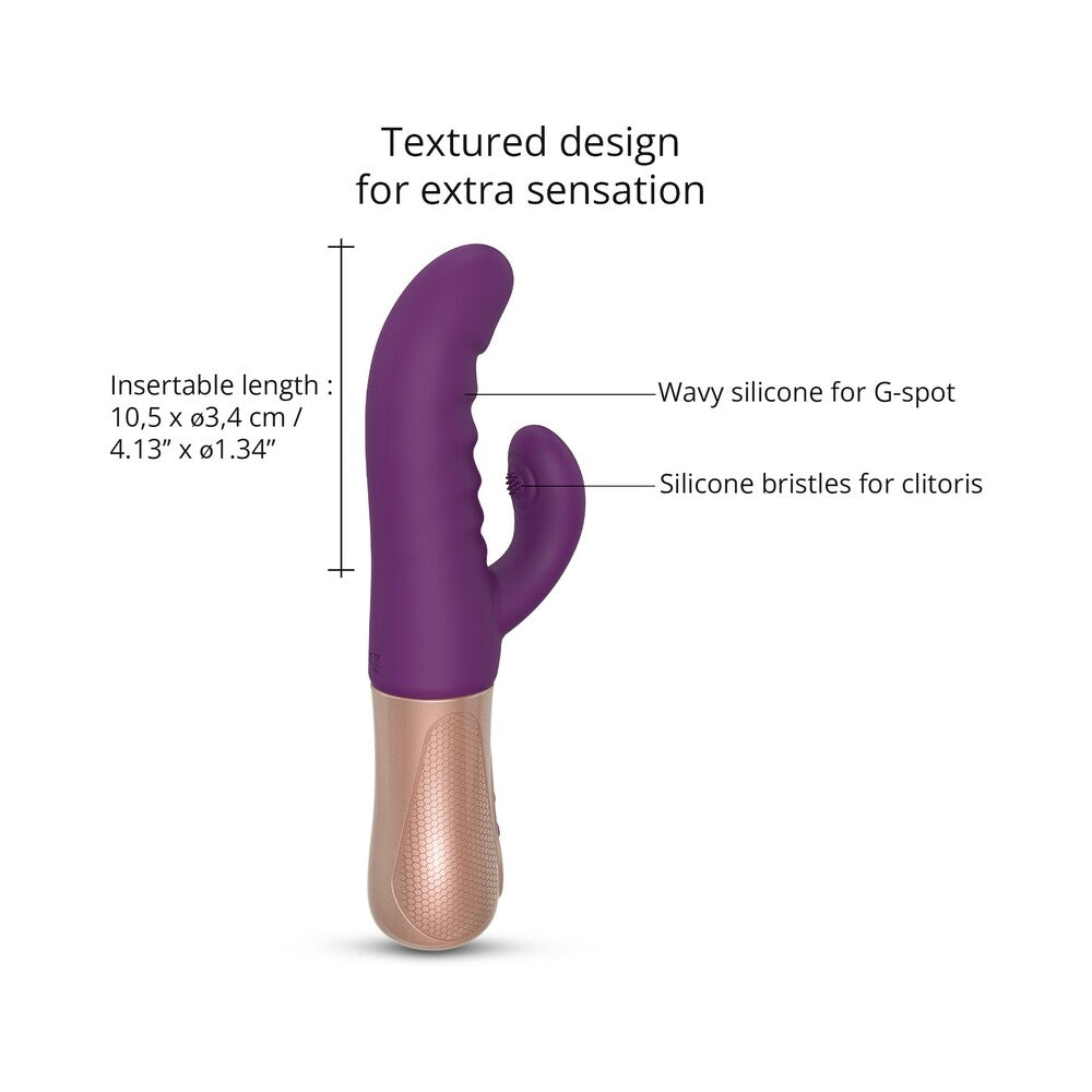 Love to Love Sassy Bunny Thrusting Rabbit Purple Rain - Fantasies Boutique