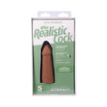 The Realistic Cock 5 in. ULTRASKYN Vac-U-Lock Dildo Caramel