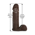 Vac-U-Lock - 8-Inch ULTRASKYN Cock Black - Fantasies Boutique