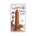 Curve Toys Easy Riders 6 in. Dual Density Silicone Dildo with Balls & Suction Cup Light - Fantasies Boutique