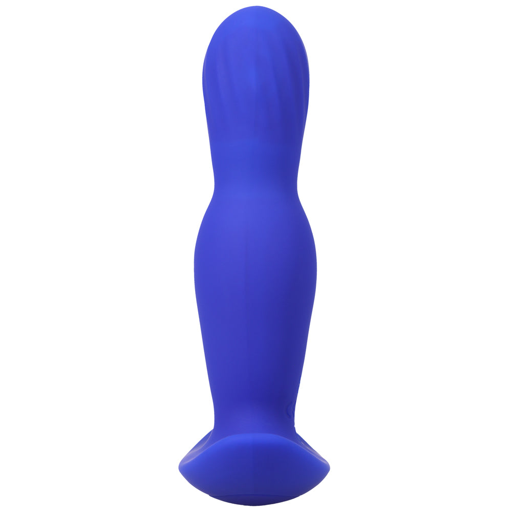 A-Play EXPANDER Rechargeable Silicone Anal Plug with Remote Blue - Fantasies Boutique