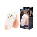 Blue Line Silicone Chastity Cock Cage White - Fantasies Boutique