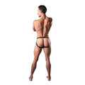 Male Power Lucifer Strappy Jock Black L/XL
