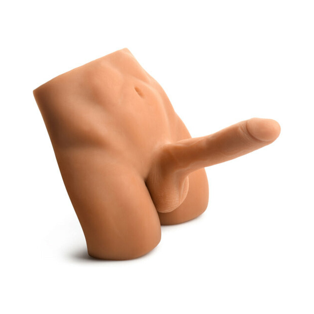 Jock Ass Masturbator with Posable 7 in. Dildo Medium - Fantasies Boutique