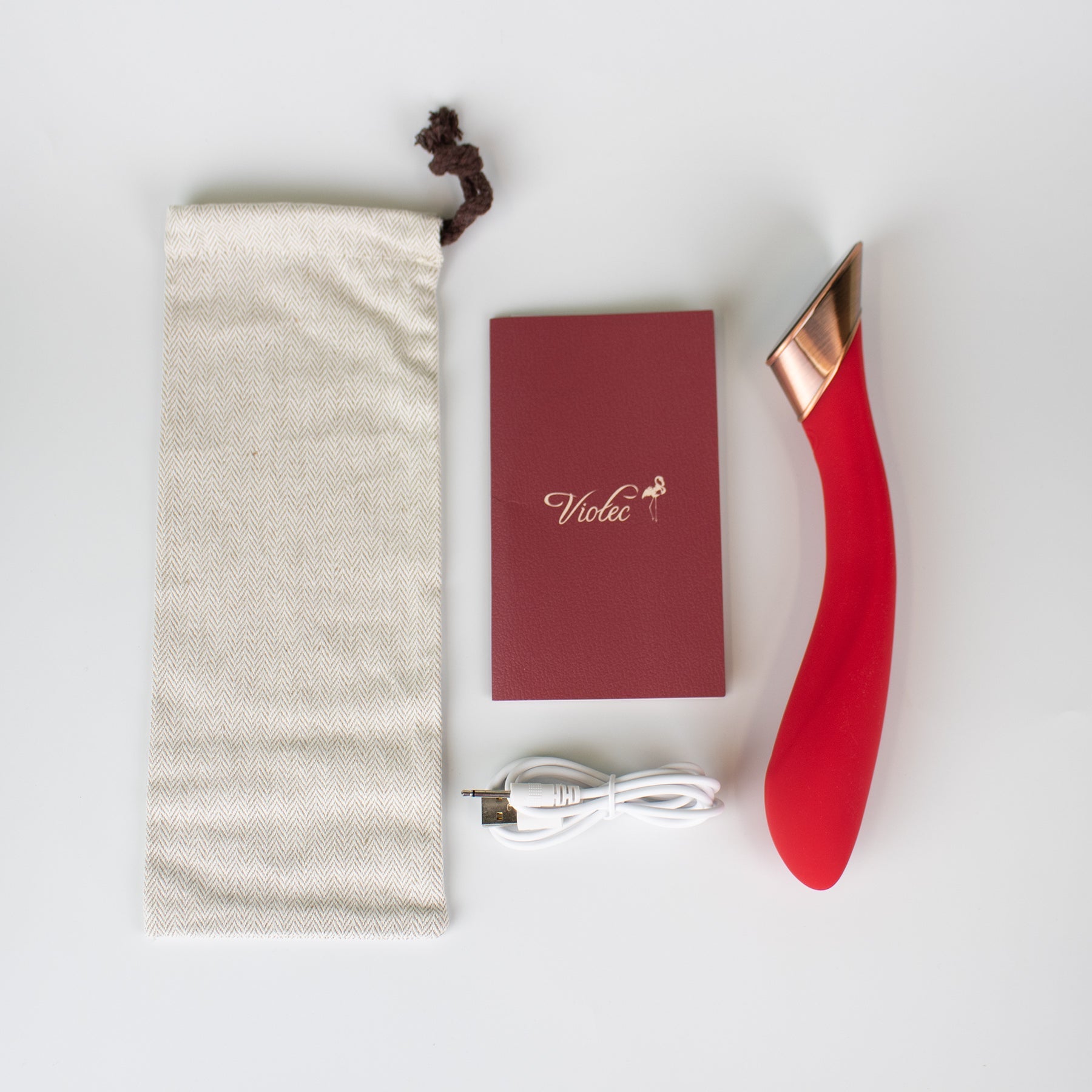 Manto Touch Panel G-Spot Vibrator Red - Fantasies Boutique