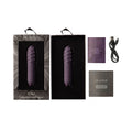 Je Joue Duet Rechargeable Silicone Multi-Surfaced Bullet Vibrator Purple - Fantasies Boutique