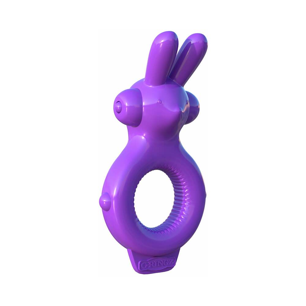 Fantasy C-Ringz Vibrating Ultimate Rabbit Ring With Ears Purple - Fantasies Boutique