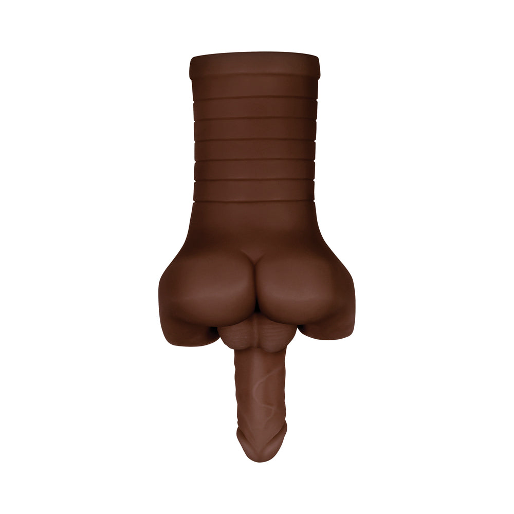 Gender X Backdoor Bash Stroker With Shaft Brown 2.5lbs - Fantasies Boutique