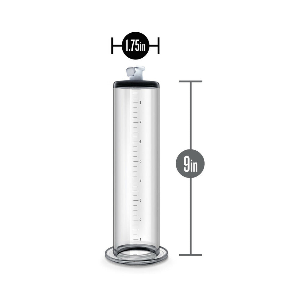 Blush Performance Penis Pump 9 in. x 1.75 in. Cylinder Clear - Fantasies Boutique