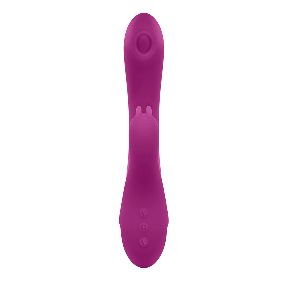 Playboy Thumper Rechargeable Tapping Silicone Dual Stimulation Vibrator Wild Star - Fantasies Boutique