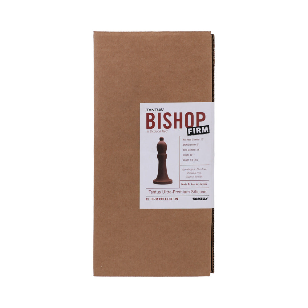 Tantus Bishop Firm Dildo Garnet (Box) - Fantasies Boutique