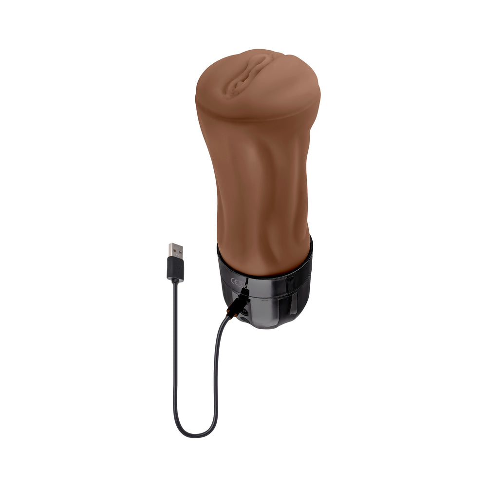Zero Tolerance Tight Lipped Rechargeable Stroker with Suction Dark - Fantasies Boutique
