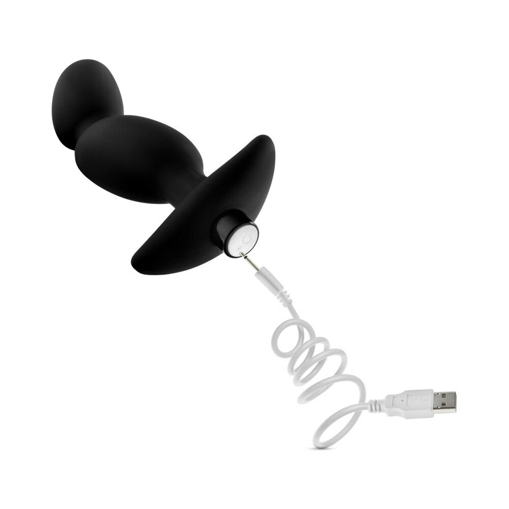 Anal Adventures Platinum Silicone Rechargeable Vibrating Prostate Massager 04 - Fantasies Boutique