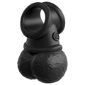 King Cock Elite Deluxe Silicone Body Dock Kit Beige/Black - Fantasies Boutique