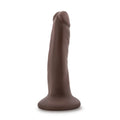 Dr. Skin Plus Realistic 5 in. Triple Density Posable Dildo Brown