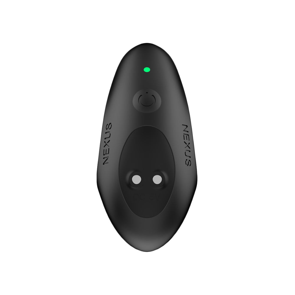 Nexus Duo Plug Rechargeable Remote-Controlled Vibrating Silicone Anal Plug Black - Fantasies Boutique