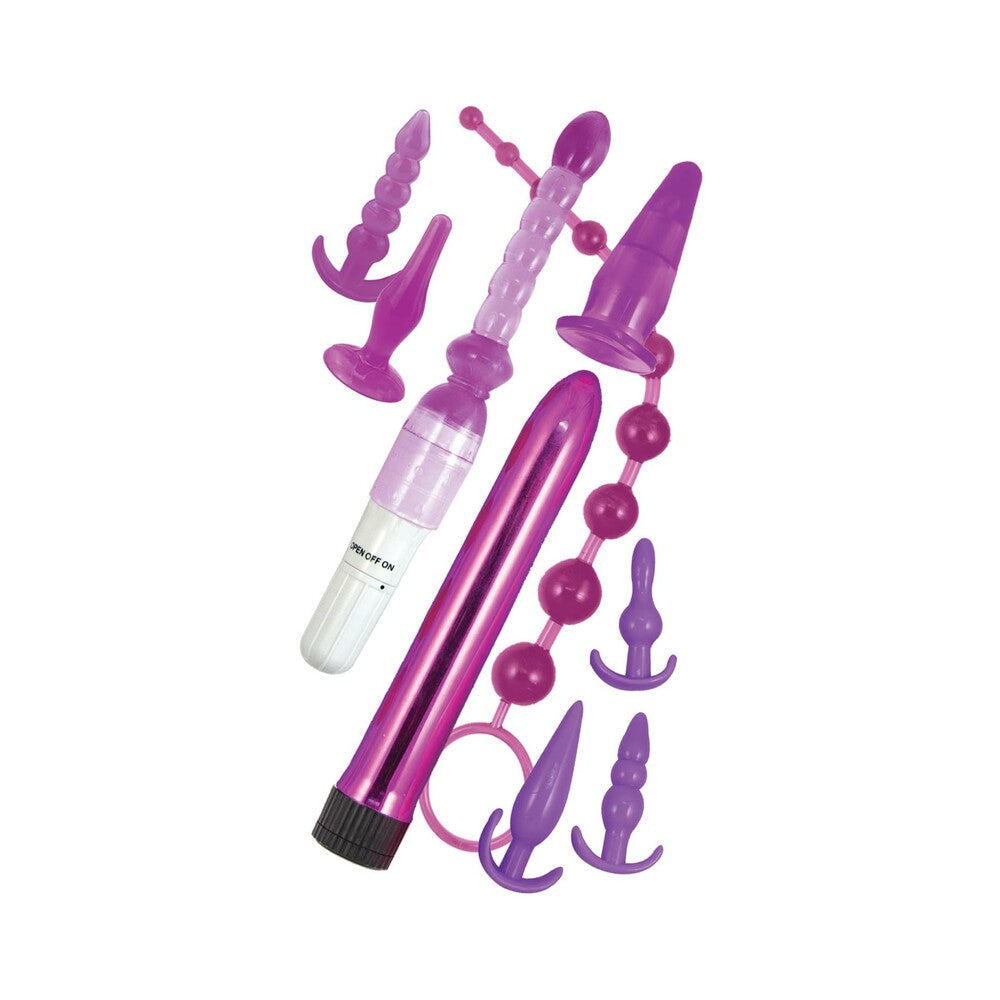 Purple Elite Collection Supreme Anal Play Kit Purple - Fantasies Boutique