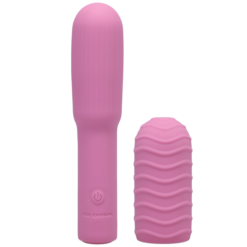 Pocket Rocket Elite Rechargeable Bullet With Removable Sleeve Pink - Fantasies Boutique