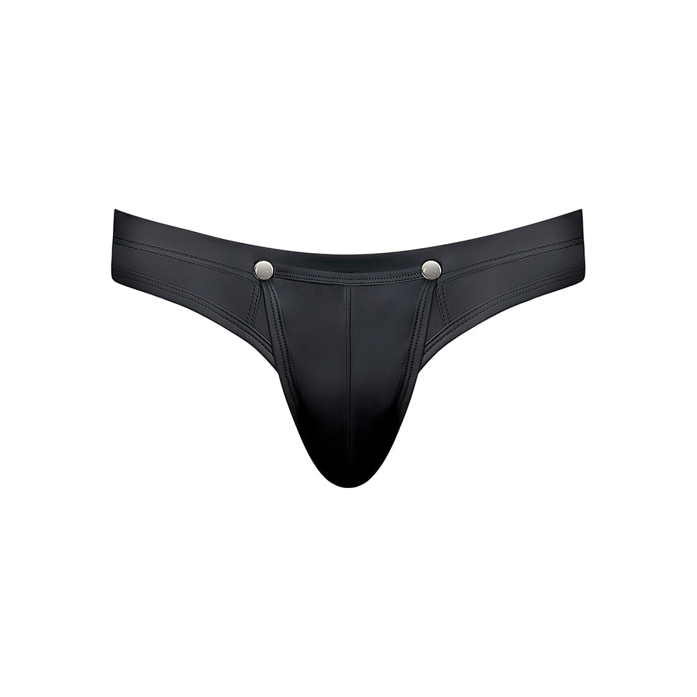 Male Power Oh Snap! Snap Off Jock Black L/XL